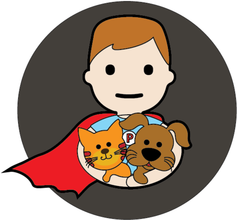 Pet Protector <br> - Portrait Of A Man (480x447)