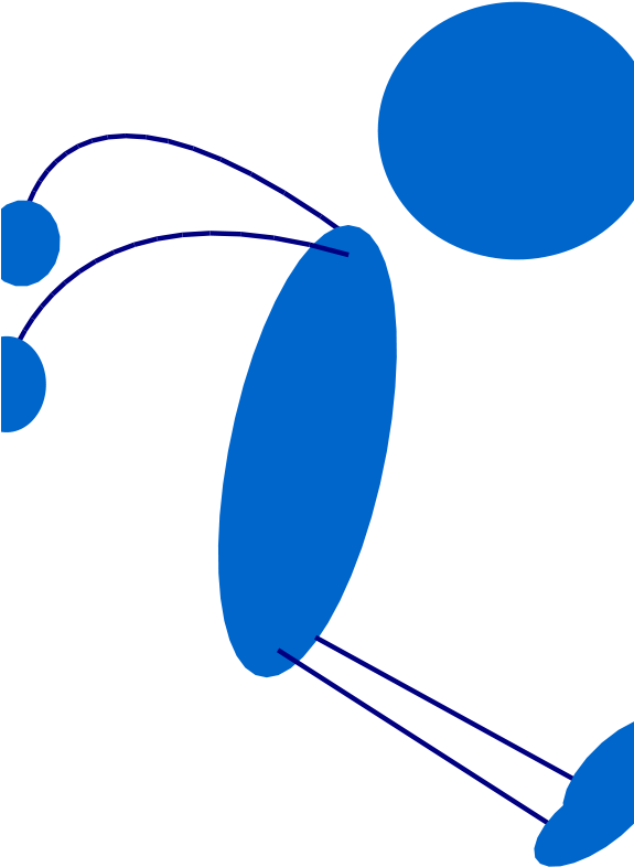 Free Blueman 209 - Stick Man Jumping (574x800)