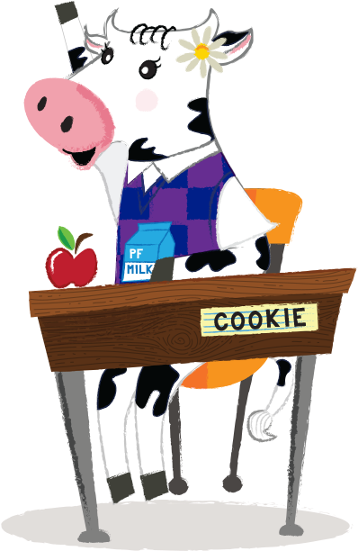 A Smart Farmer Or Veterinarian Can Often Tell What - Cartoon (437x611)