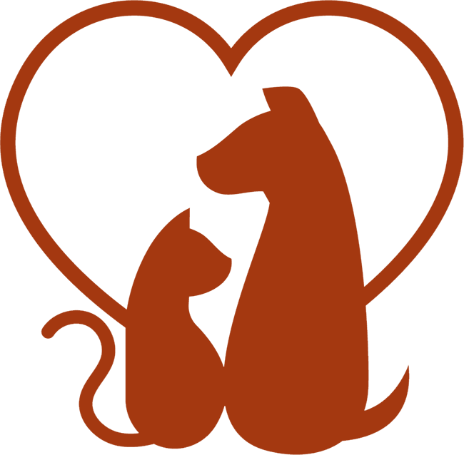About - Cat And Dog In Heart (650x638)