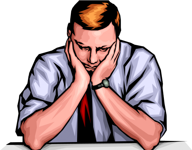 Sadness Clipart Male - Depression Clipart (640x480)