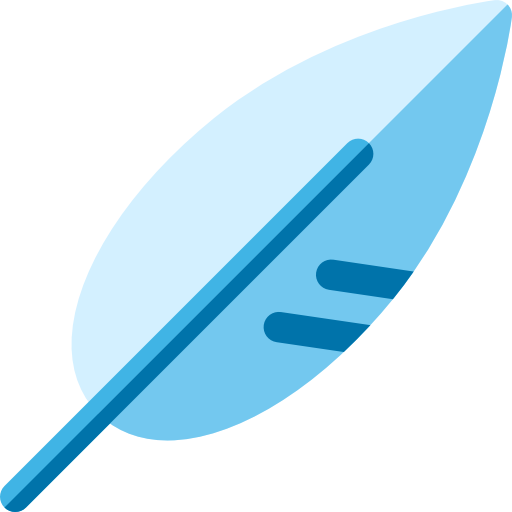 Feather Free Icon - Surfboard (512x512)