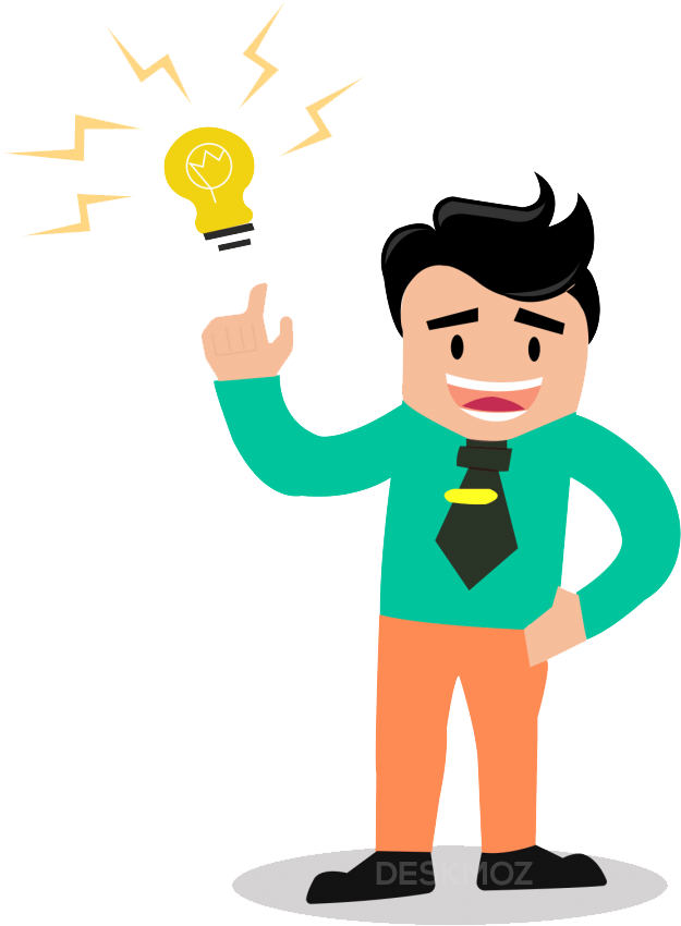 Deskmoz Is A Team Of Professional Live Chat Agents - Cartoon (1500x875)