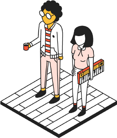 Find Roommates - Cartoon (500x500)