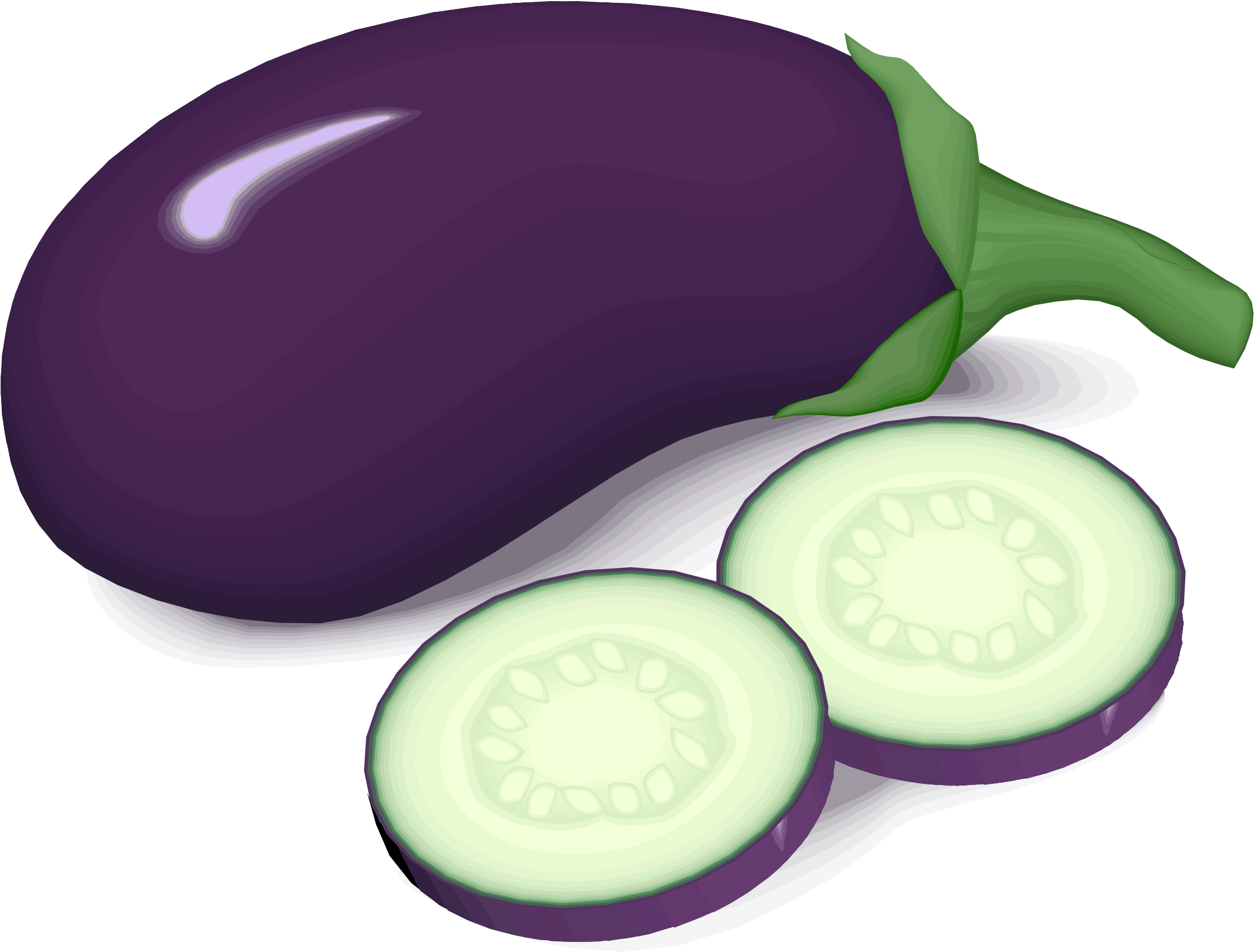 Free Stock Photo Of Purple Eggplant Vector Clipart - Eggplant (2400x1930)