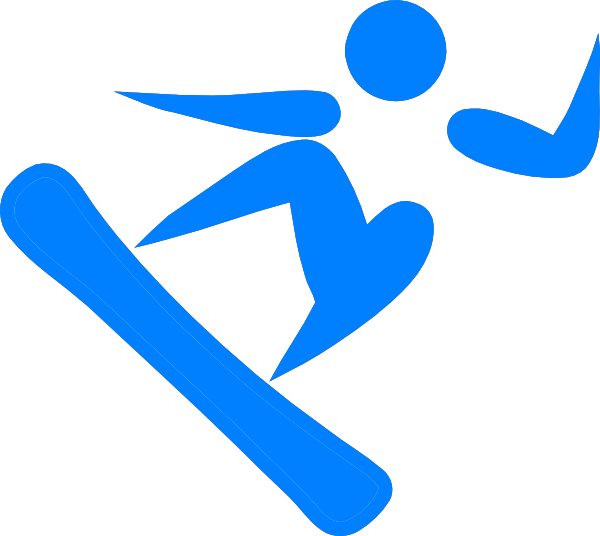 Snowboarder Clip Art At Clker - Snowboard Transparent (600x536)