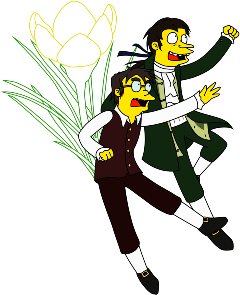 Franklin Burns And Alan Smithers By Gabrielcic - Cartoon (799x1000)