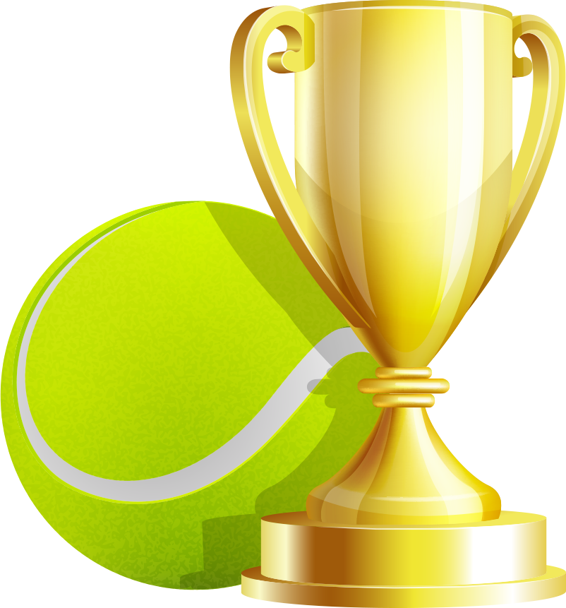 Tennis Ball Trophy Cup - Tennis Ball Trophy Cup (802x861)
