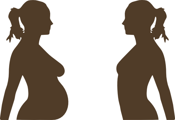 Pregnant Woman Silhouette (600x410)