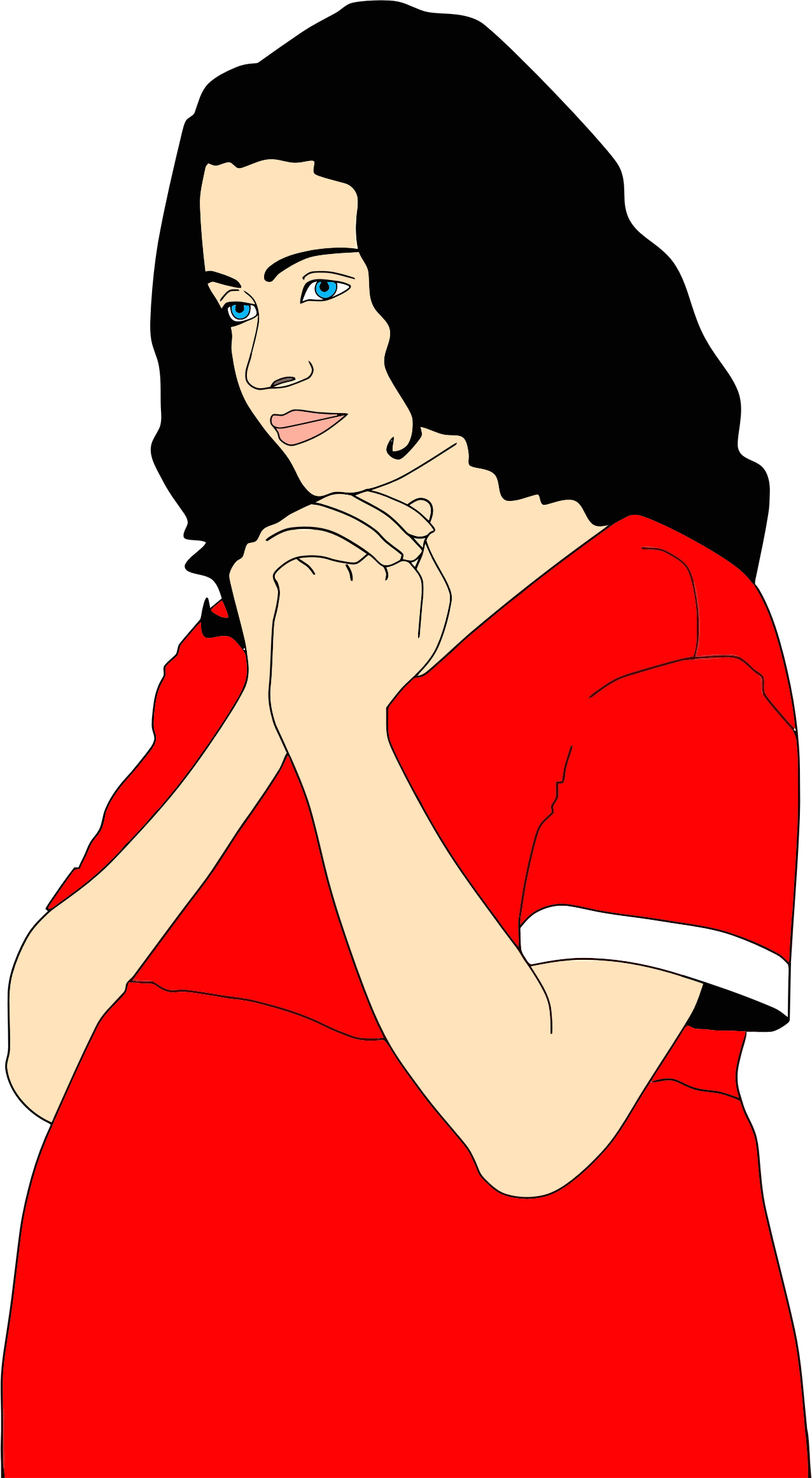 Pregnancy Woman Silhouette Clip Art - Pregnancy Woman Silhouette Clip Art (1276x2322)