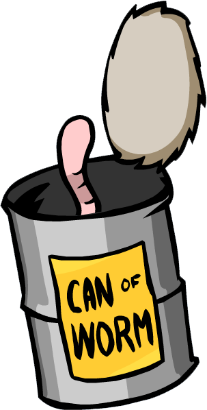 Worm Clipart Can Worm - Emoticons Do Club Penguin (303x598)