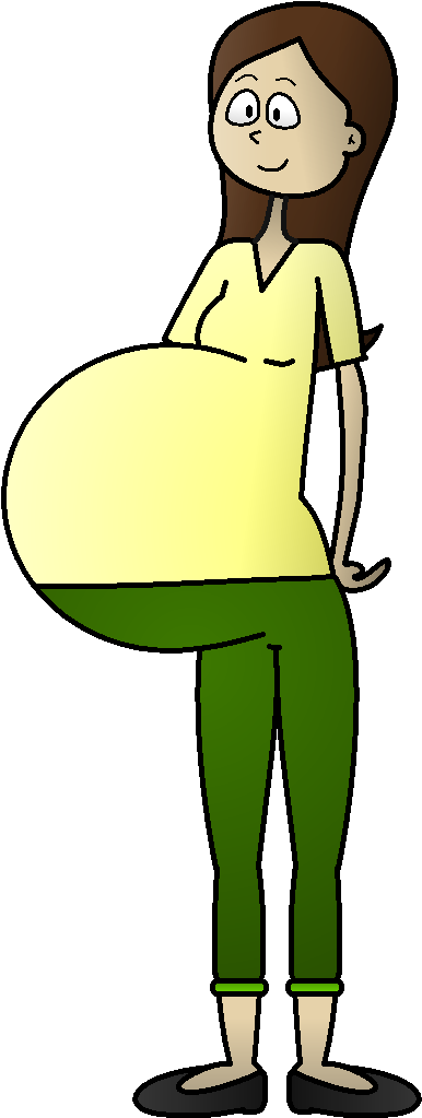 [reference] Kick Buttowski Pregnant Lady By Bernie - Kick Buttowski Pregnant Lady (433x1044)