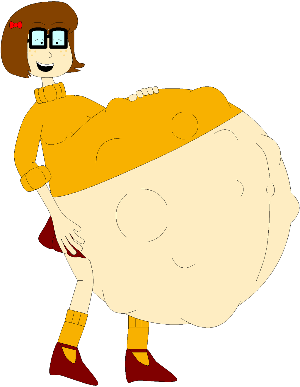 Heavily Pregnant Velma By Angry-signs - Angry Signs (1024x1320)