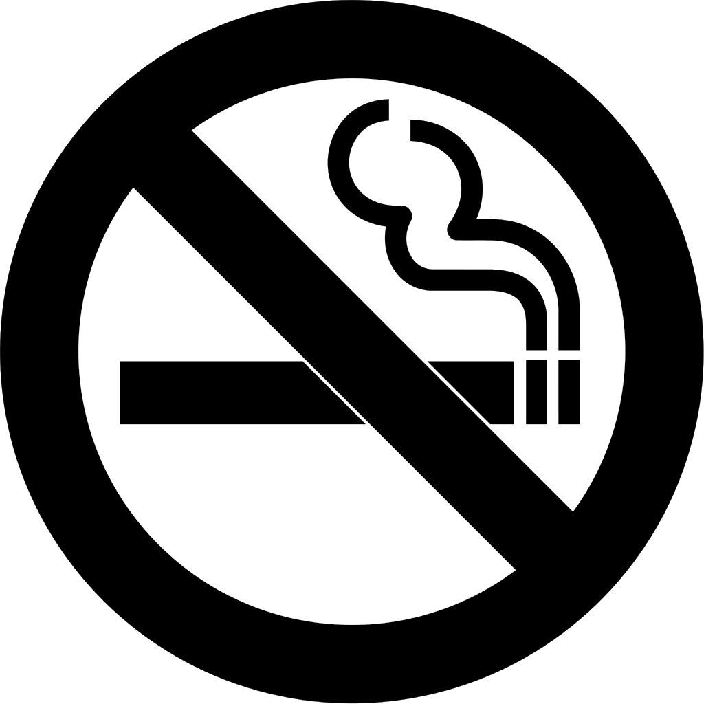 File - Aiga Nosmoking - Svg - No Smoking Icon Vector (1024x1024)