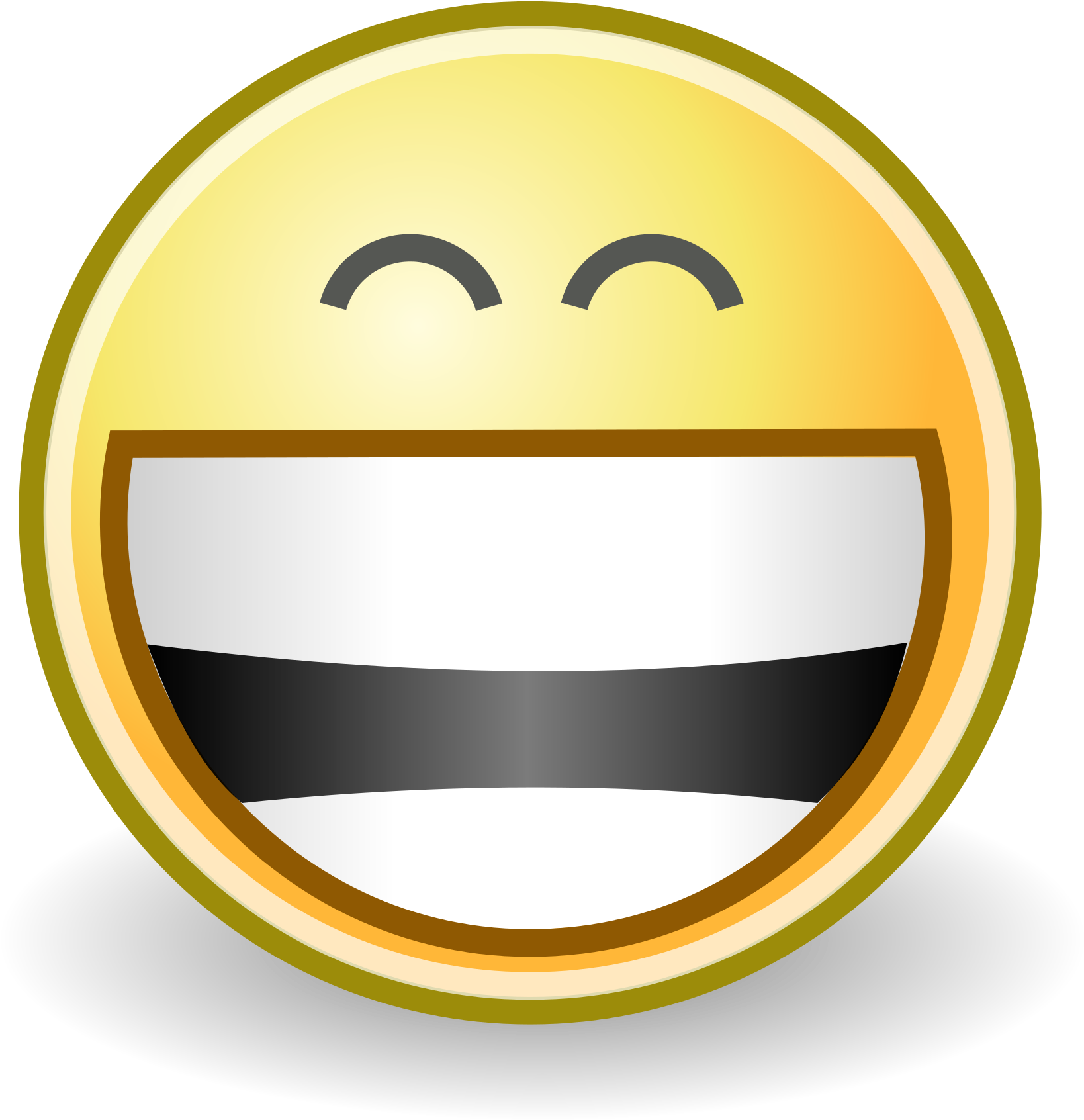 Open - Grin Emoticon (2000x2000)