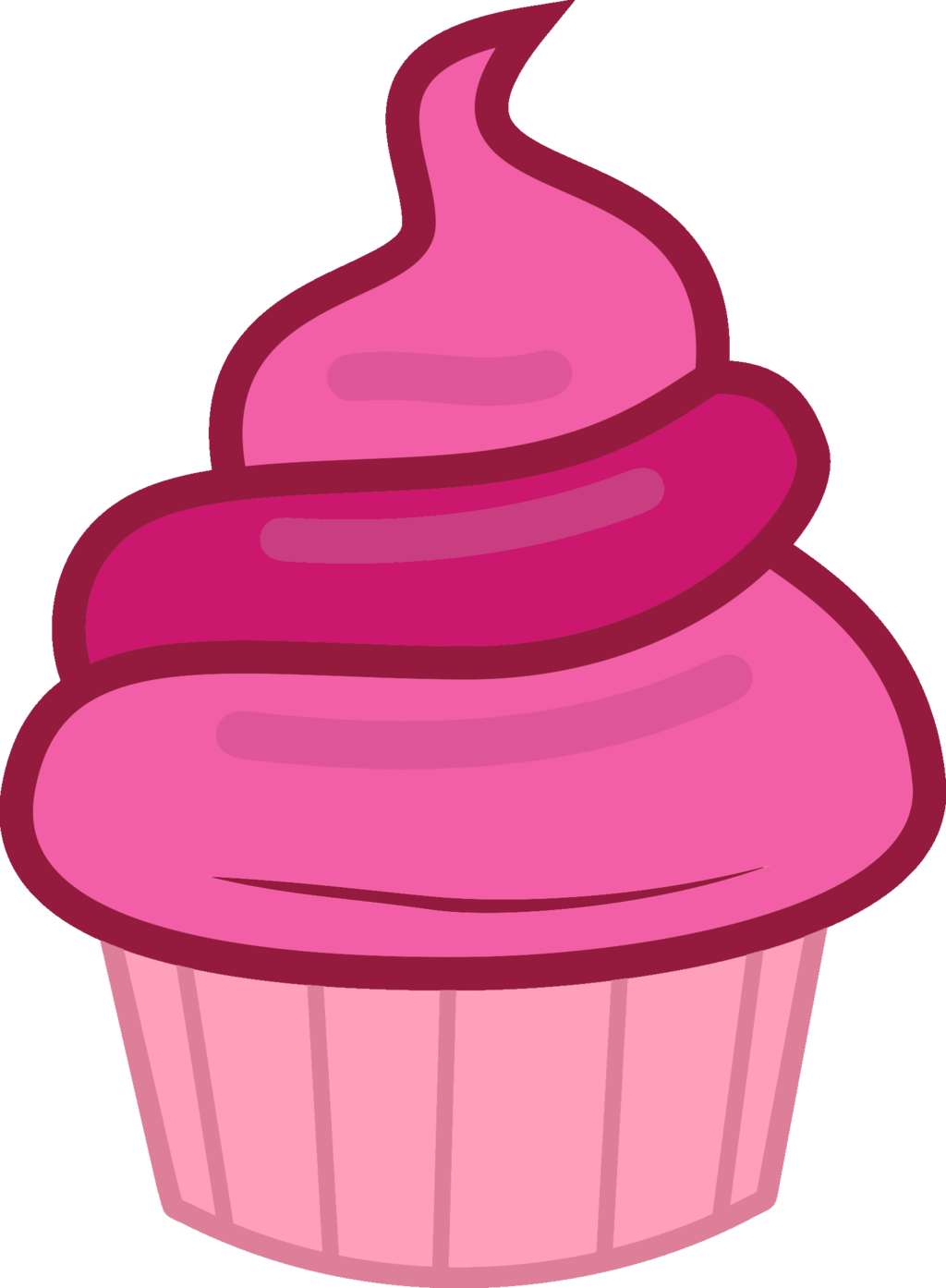 Free Mlp Pinkie Pie Vector - Transparent Background Cupcake Clip Art (1024x1394)