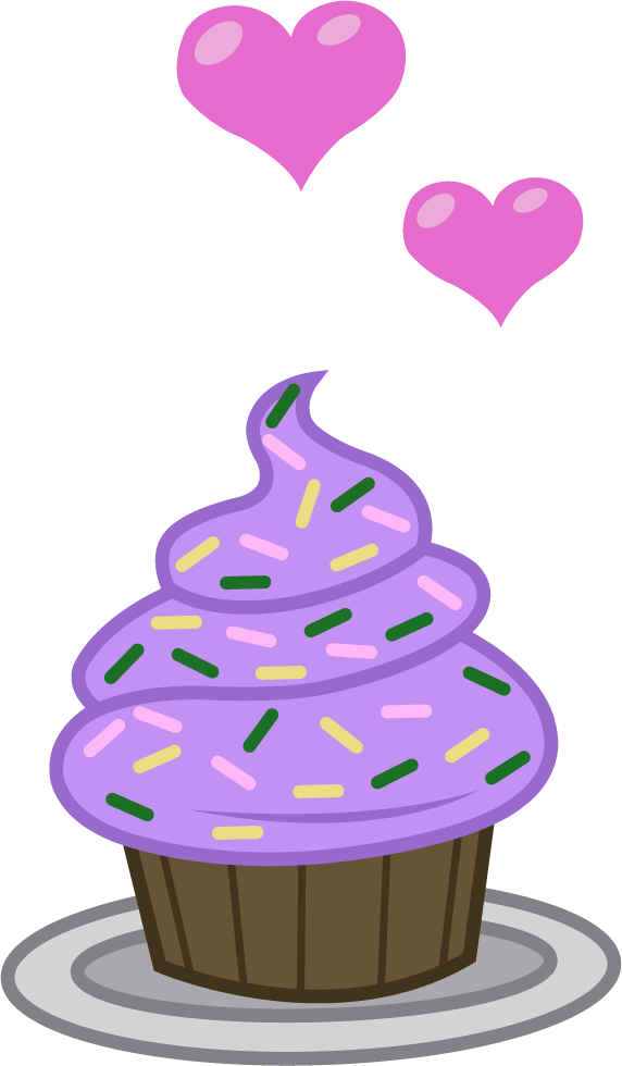 Sprinkle Batter Cutie Mark Vector By Davidsfire - Mlp Cutie Mark Cupcake (572x980)