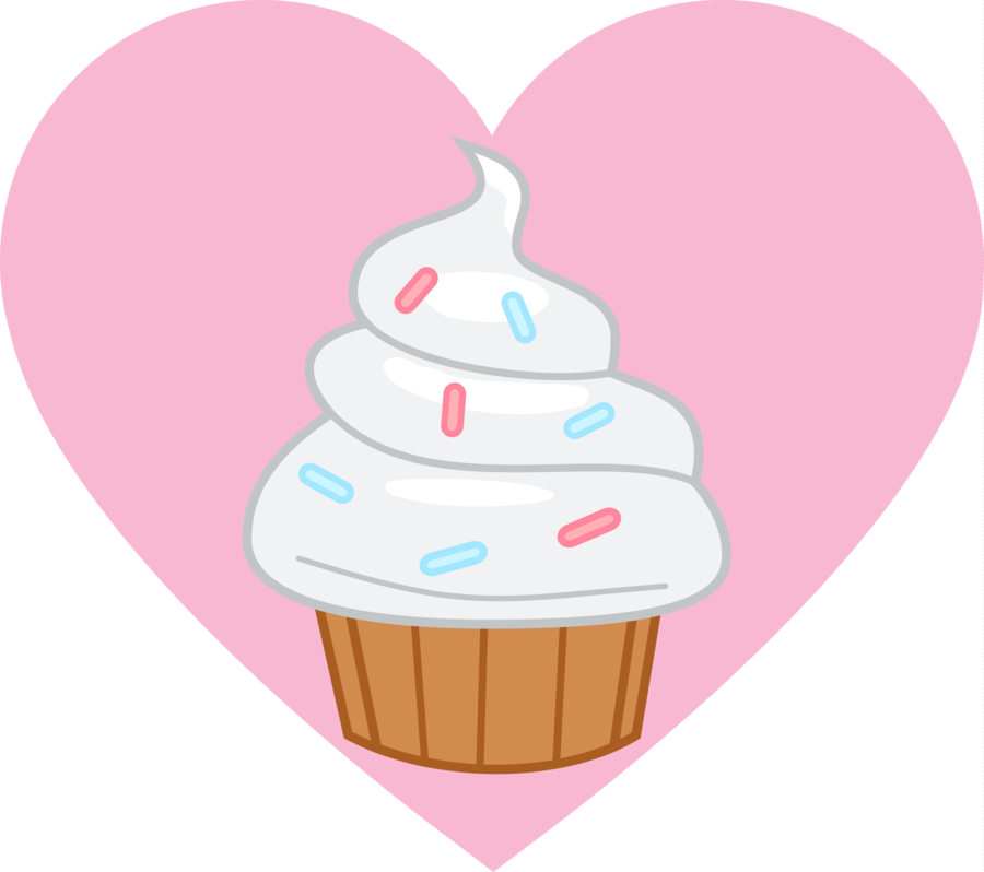 Sprinkle Hearts Cutie Mark [request] By Lahirien - Buttercream (900x798)