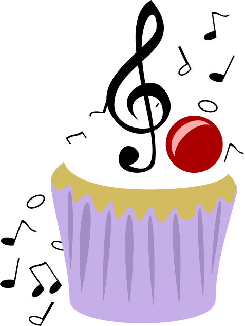 Musical Cupcake Cutie Mark By Kinnichi - Mlp Cutie Mark Food (477x634)
