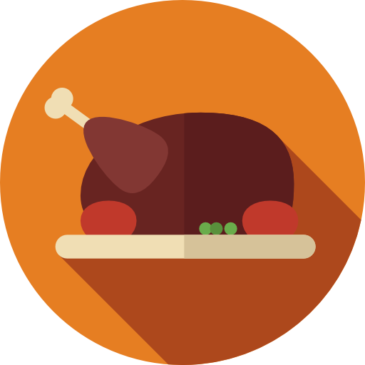 Hot Lunches At Noon - Chicken As Food (512x512)