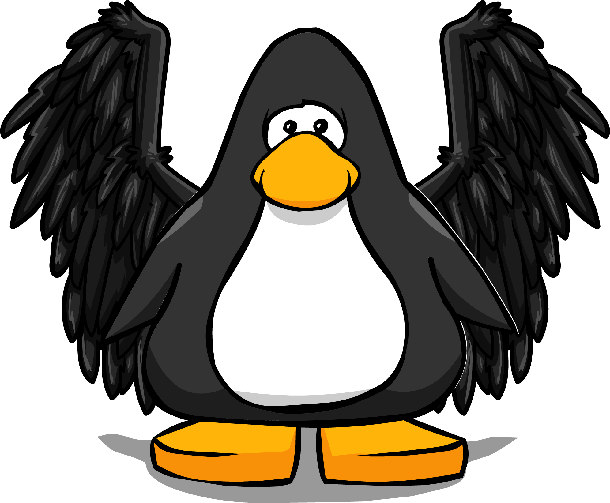 Ravenwingsplayercard - Club Penguin Paintbrush (1992x1643)
