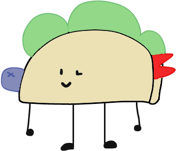 Xxtheheartbrokenxx 20 17 Taco By Swirlingpie - Pixel Art (403x332)