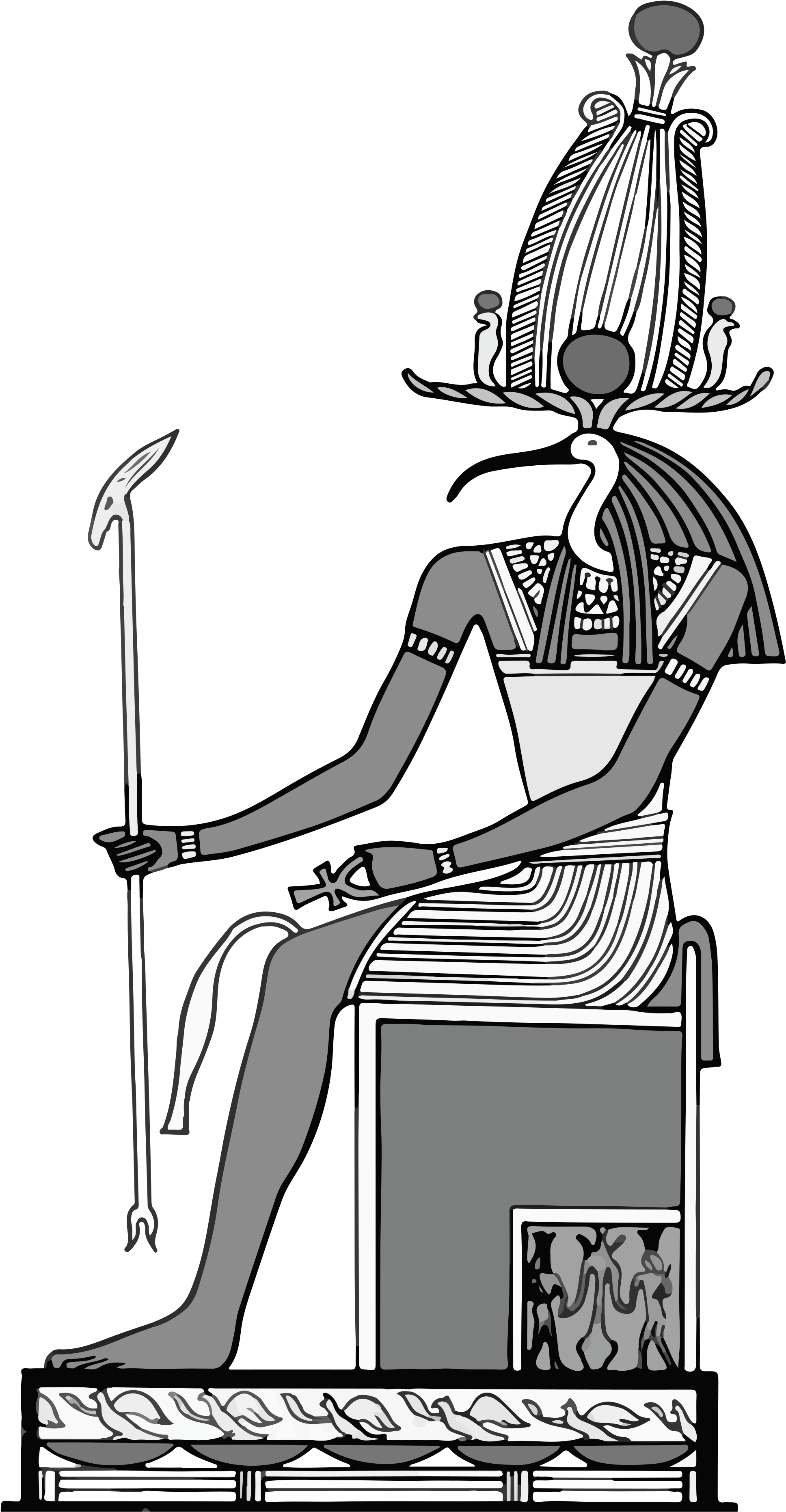 Open - Thoth Egyptian God (2000x3729)
