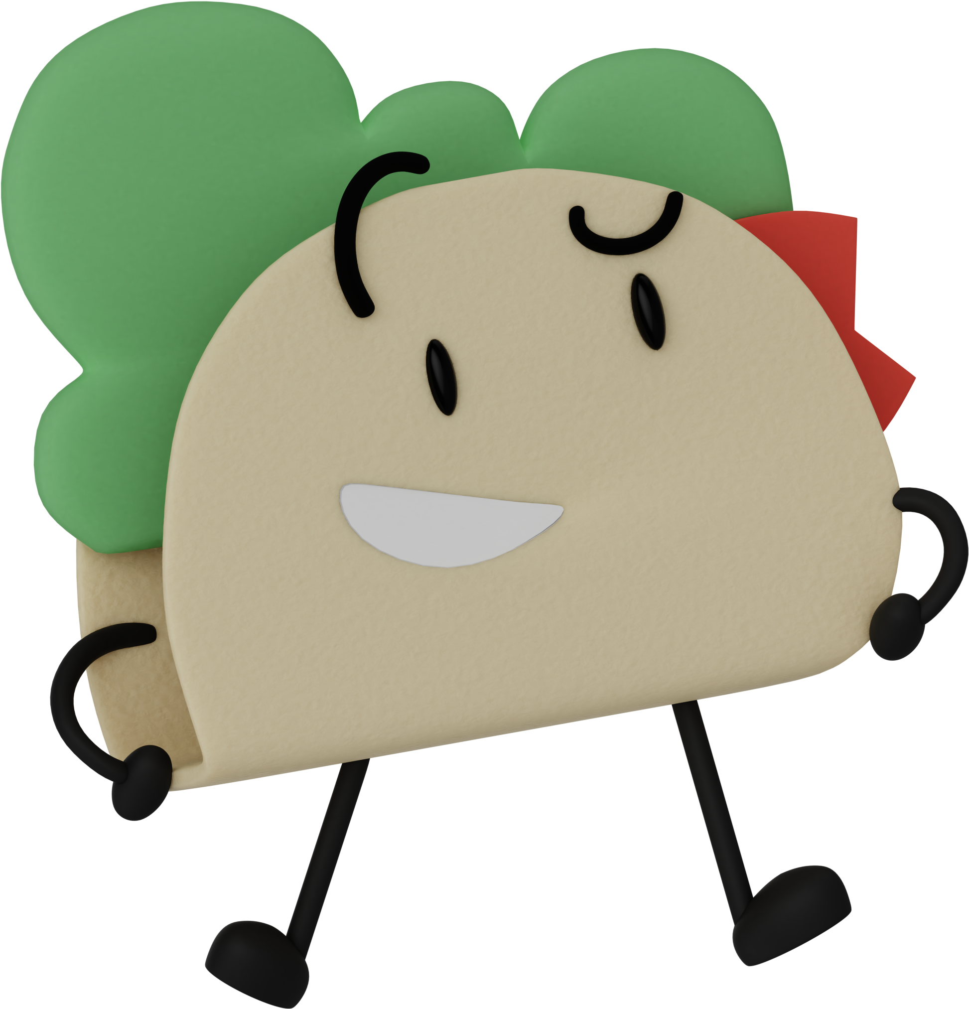 Cutietree 68 4 -taco By Cutietree - Battle For Bfdi 3d (2160x2160)