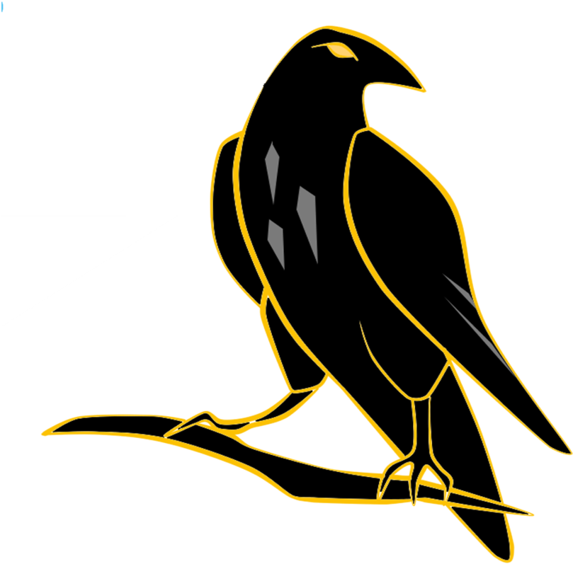 Perched Raven Cutie Mark By Eddywardster - My Little Pony Cutie Mark Raven (894x894)