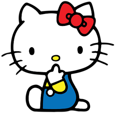P Touch Clipart - Hello Kitty With Apple (480x480)