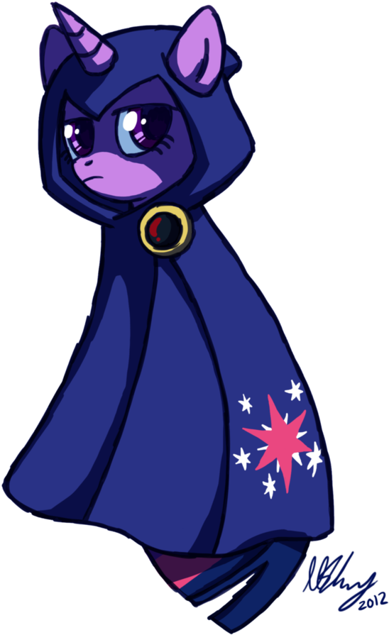 Twilight Raven By Projectzuel - Mlp Twilight Raven (750x1064)