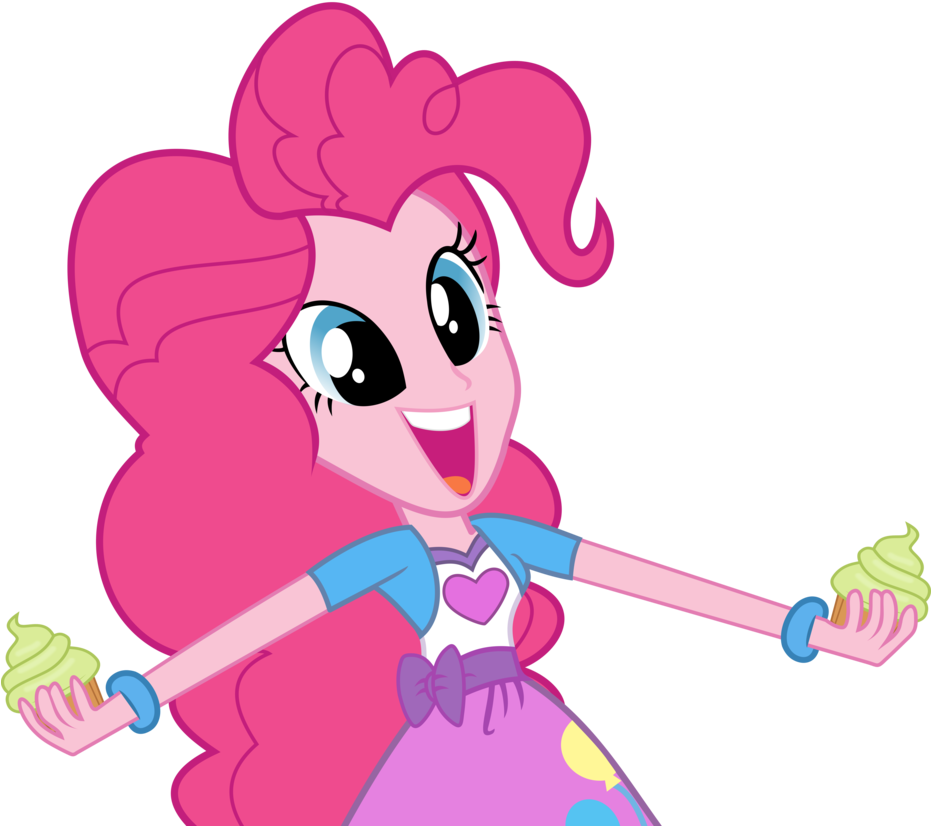 Mlp Eqg 3 Pinkie Pie Vector By Luckreza8 - Mlp Eqg Pinkie Pie (931x826)