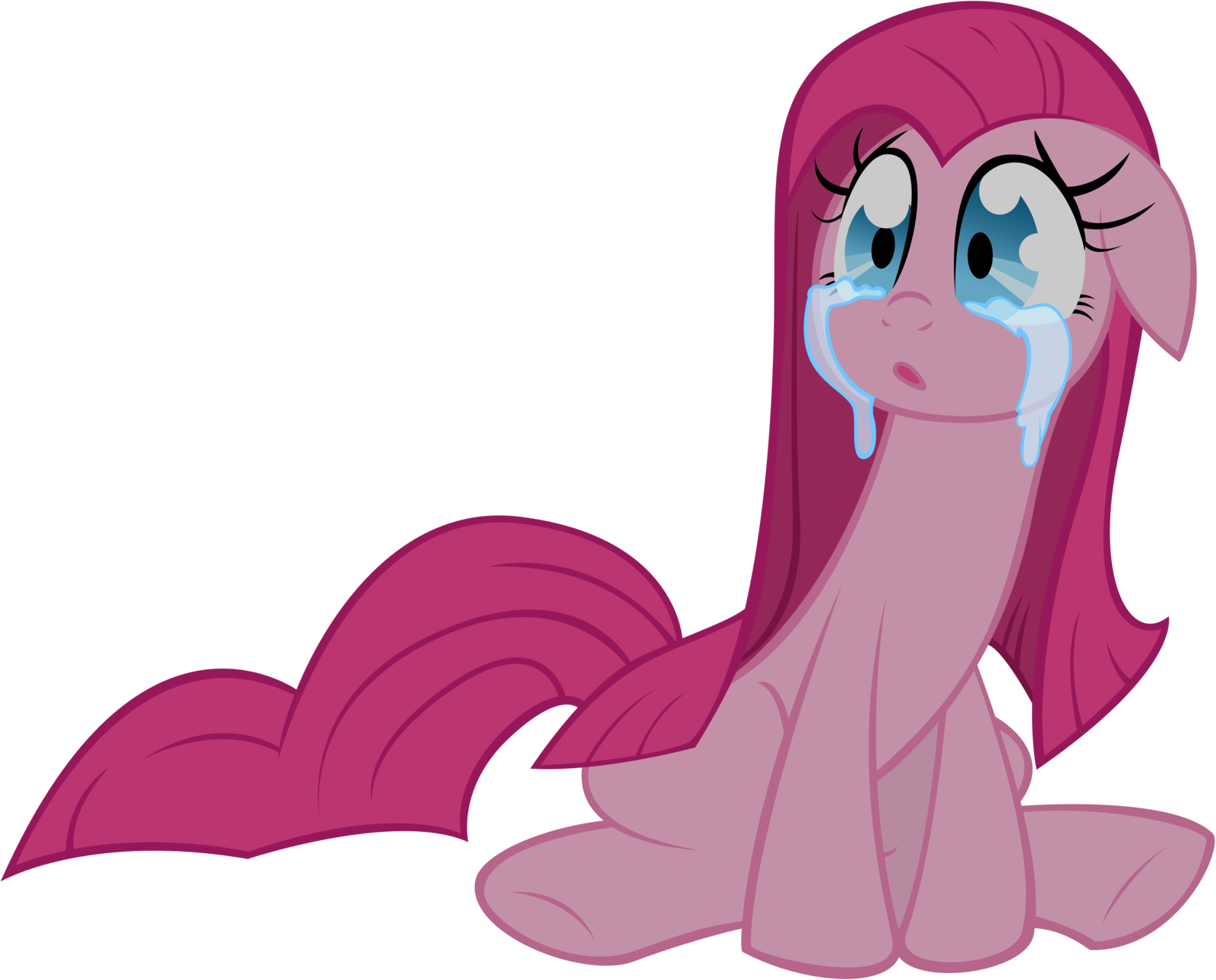 Cupcake - Mlp Pinkie Pie Sad (1600x1290)