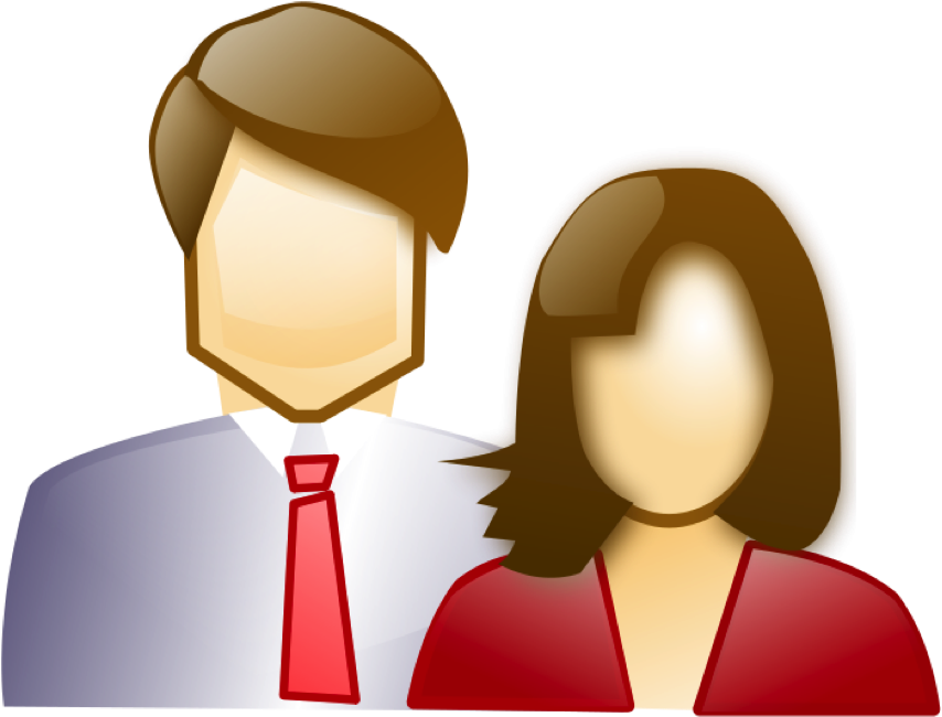 Speaking Of Divorce, Often Times A Man Or Woman Who - Clipart Couple - (977...