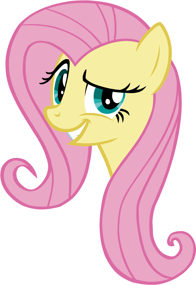 Mlp Fluttershy Face Vector - Mlp Fluttershy Head Png (864x1224)