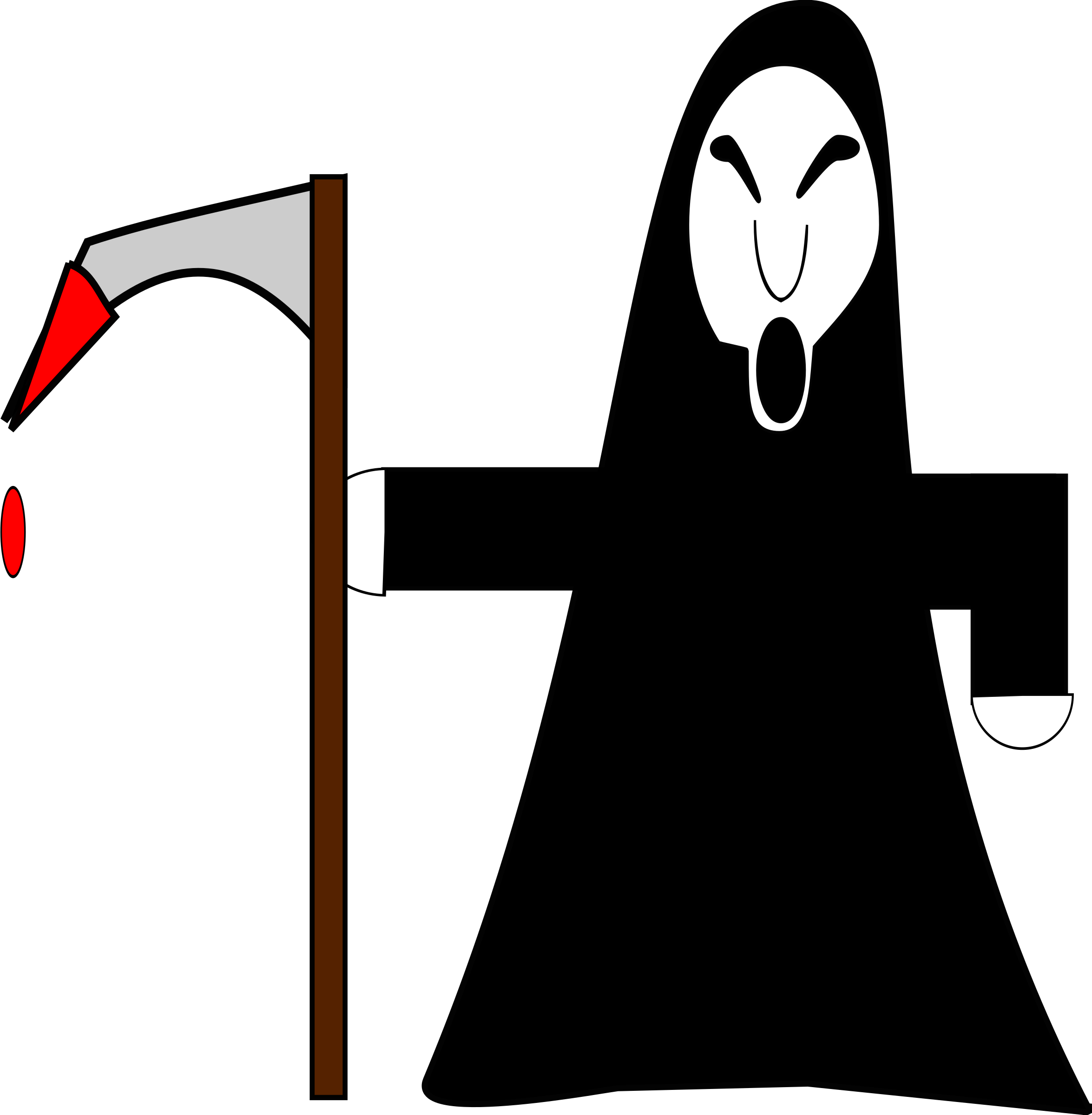 Grim Reaper Clip Art Image - Grim Reaper Clip Art Png Transparent (2350x2400)