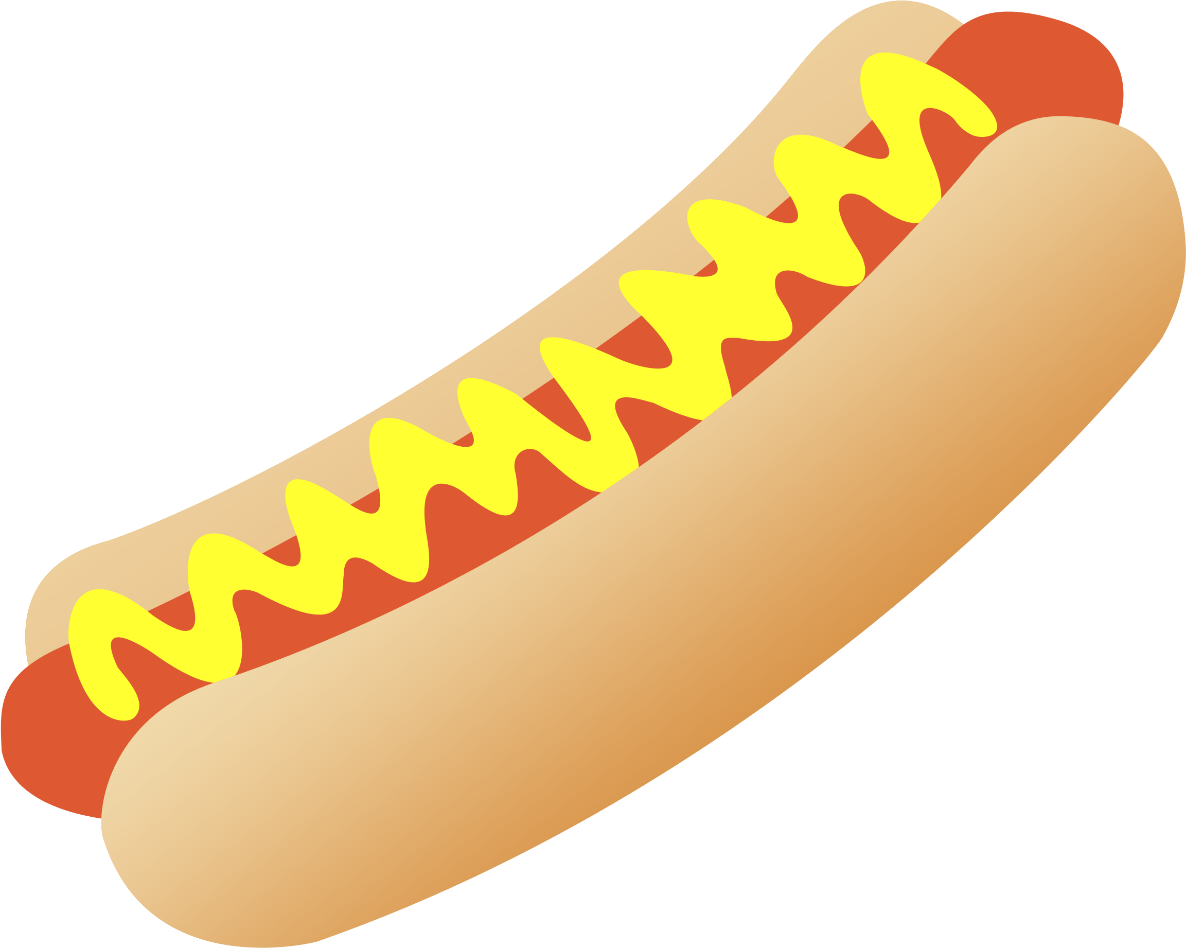 Hotdog - Hot Dog Transparent Vector (3359x2960)