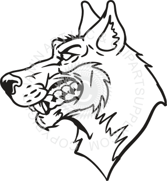 Mean Looking Huskies Drawings (333x361)