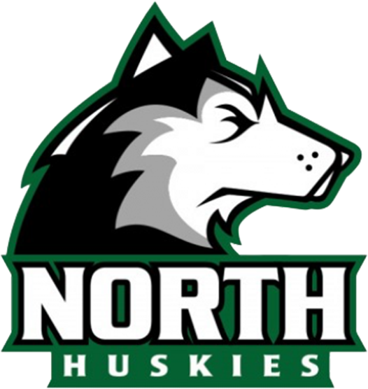 Evansville North Huskies - Evansville North High School Logo (582x608)