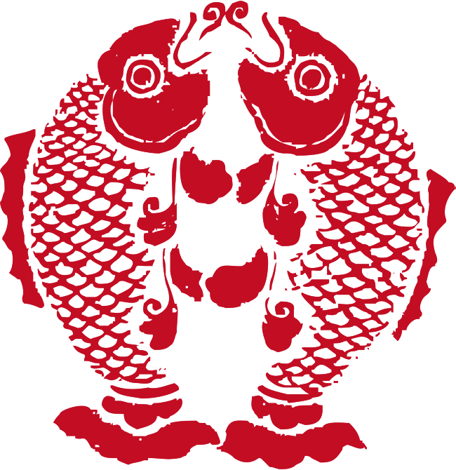 Pisces Png Clipart - Chinese New Year Symbols (650x670)