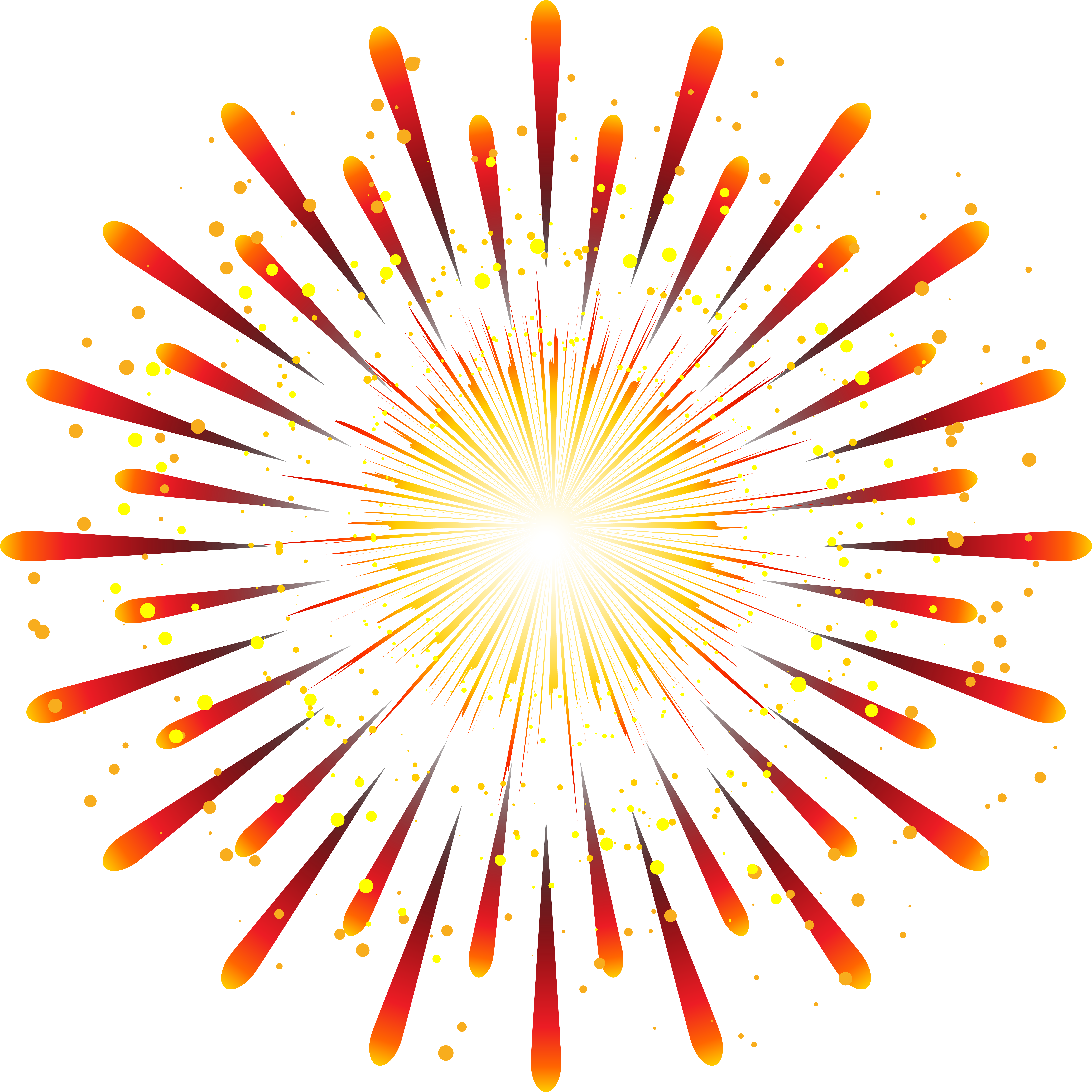 Firework Orange Transparent Png Clip Art Image - Firework Orange Transparent Png Clip Art Image (8000x8000)
