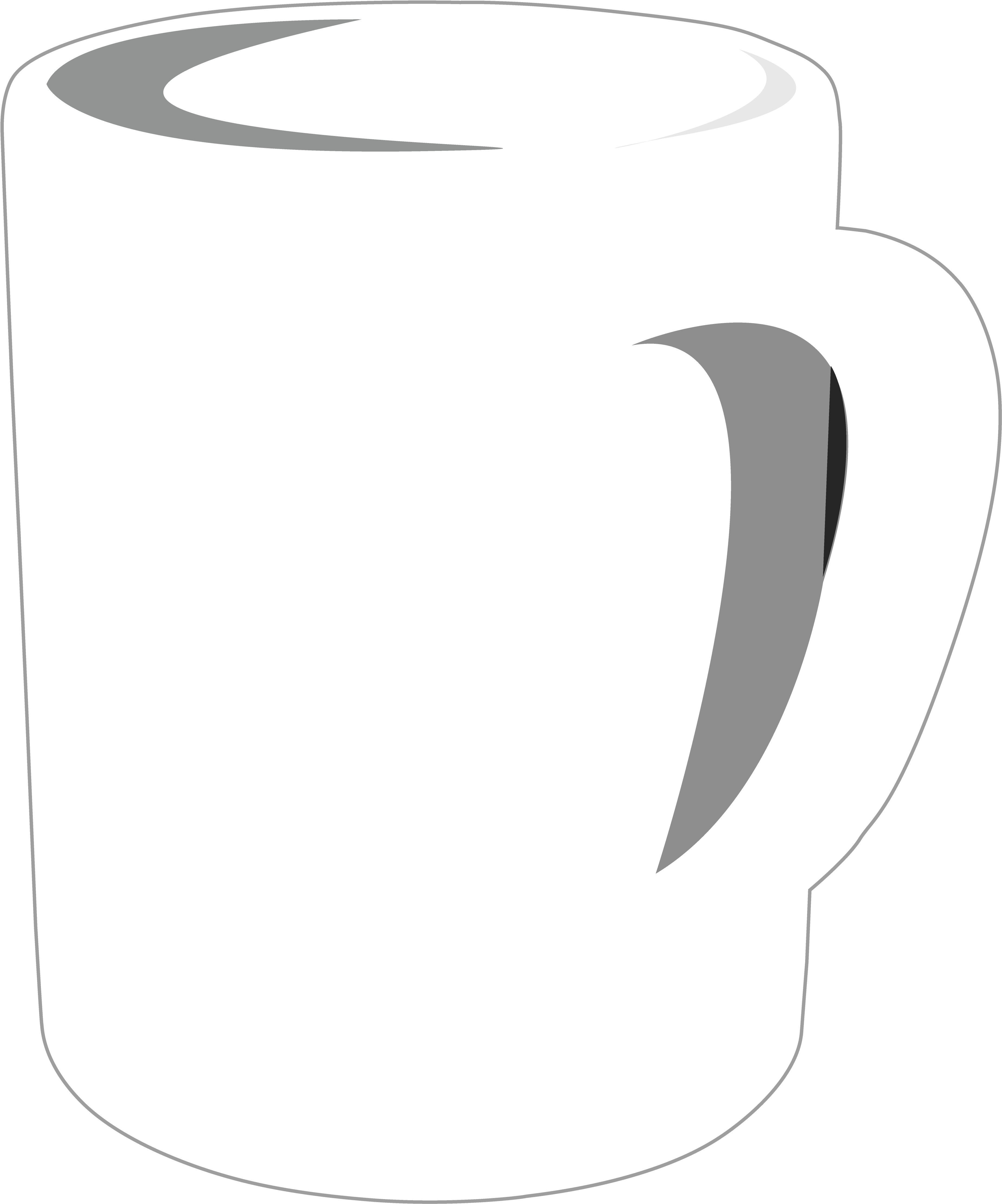 Coffee Mug Vector By Nicollearl Coffee Mug Vector By - Mug (4125x5013)