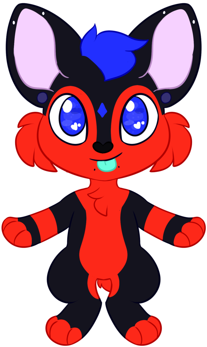 A Happy Husky By Crystal The Husky - Cartoon (694x1149)