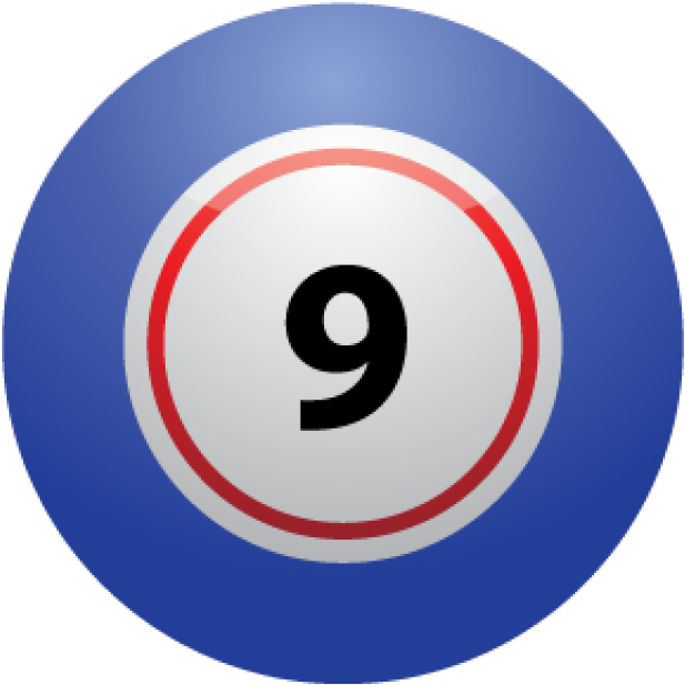 Nine Ball Clipart - Nine-ball (640x640)