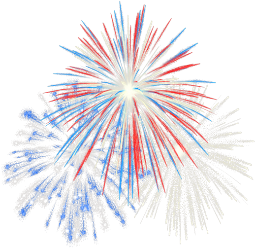 Park Forest, Il - Fireworks Clipart Transparent Background (524x505)