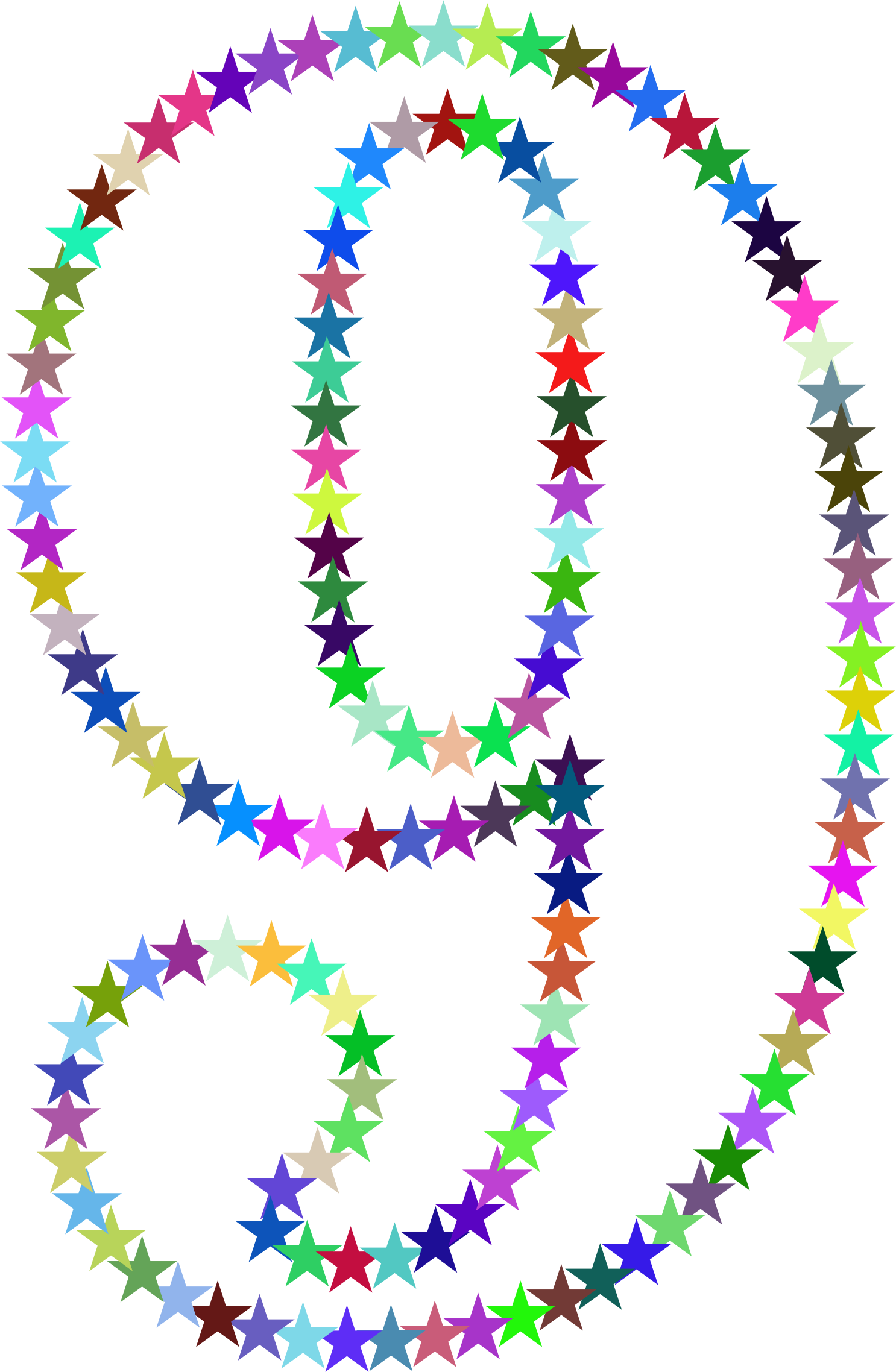 Big Image - Rainbow Star Number Nine Mugs (1486x2276)