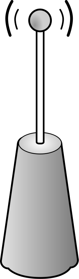 Wireless Transmitter Clipart - Clip Art (256x900)