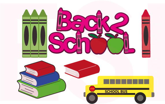 Back To School Designs Bundle - Back To School Designs Bundle (570x450)