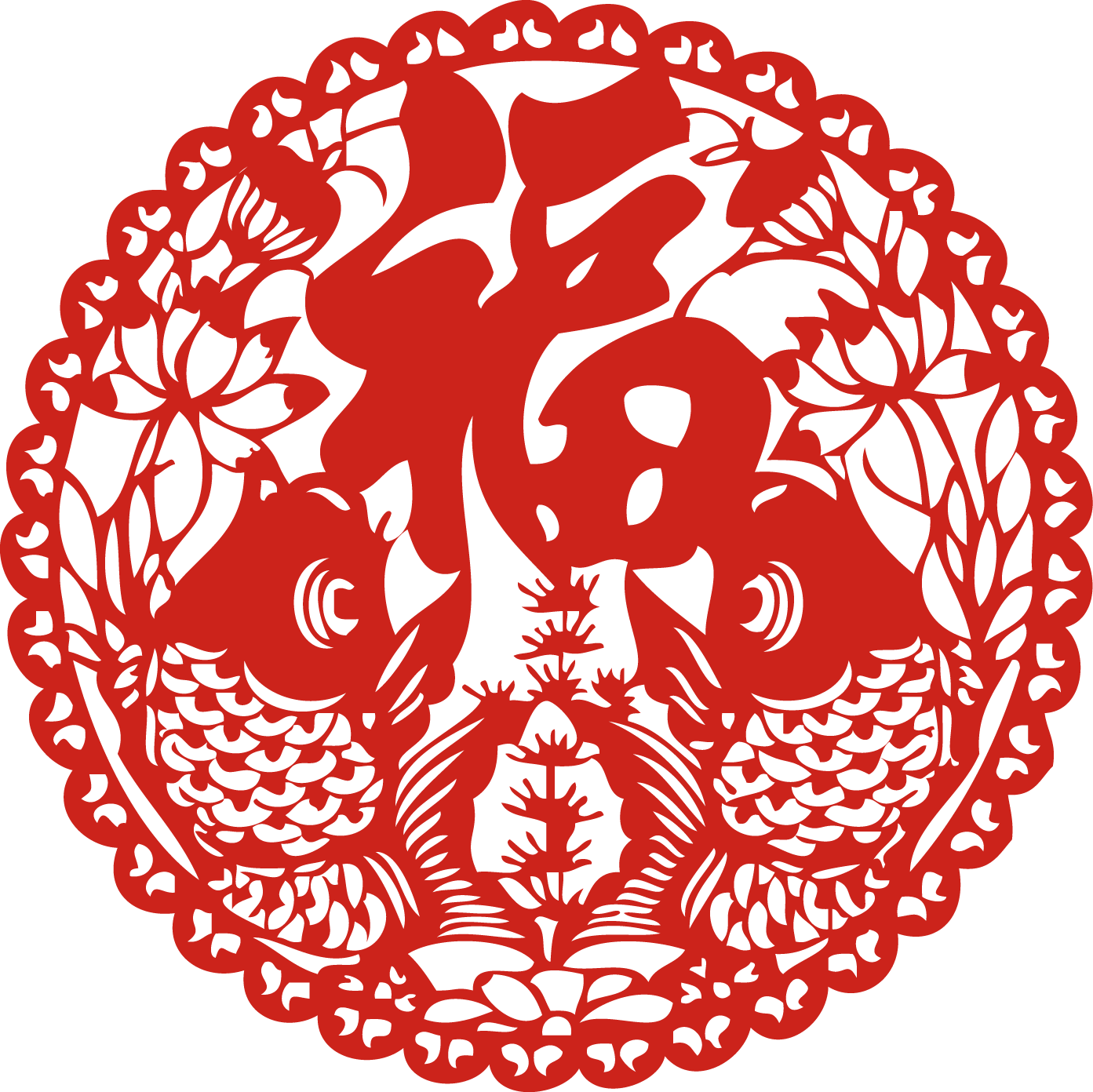 Chinese Paper Cutting Papercutting Chinese New Year - Chinese Paper Cutting Papercutting Chinese New Year (1393x1392)