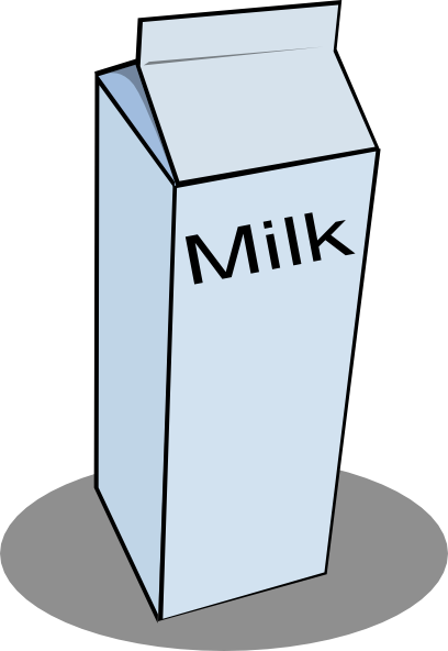 Spaghetti - Milk Carton Clip Art (408x592)